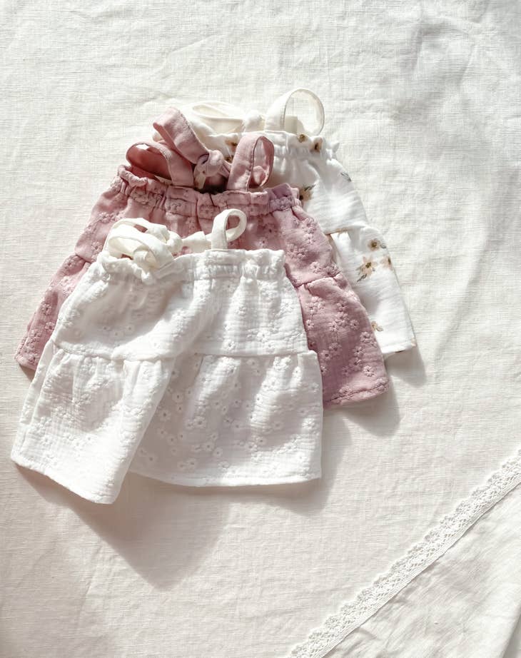 Floral muslin baby dress (-60%)