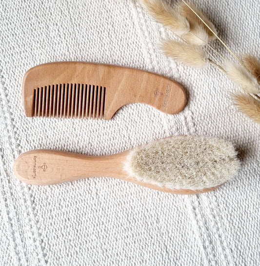 Wooden Baby Brush and Comb Set (-10%)