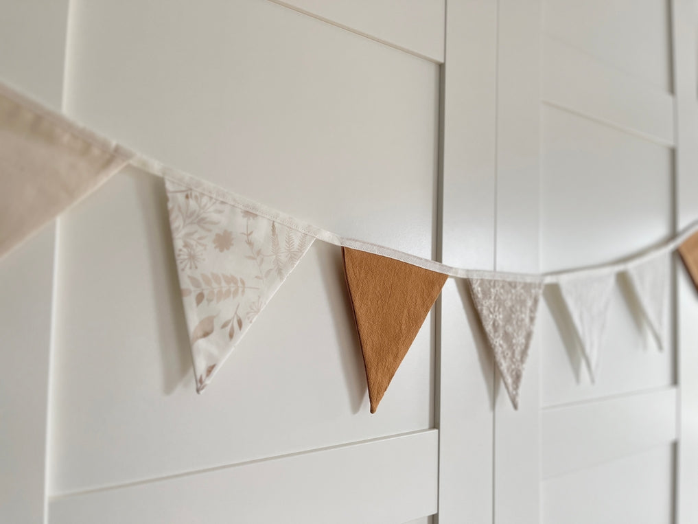 Decorative pennants for baby's room