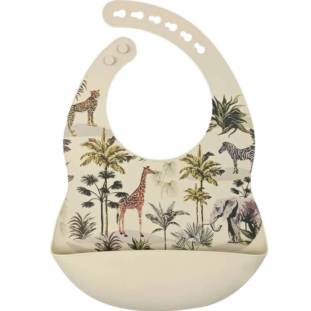 Babete de silicone com bolso Jungle (-10%)