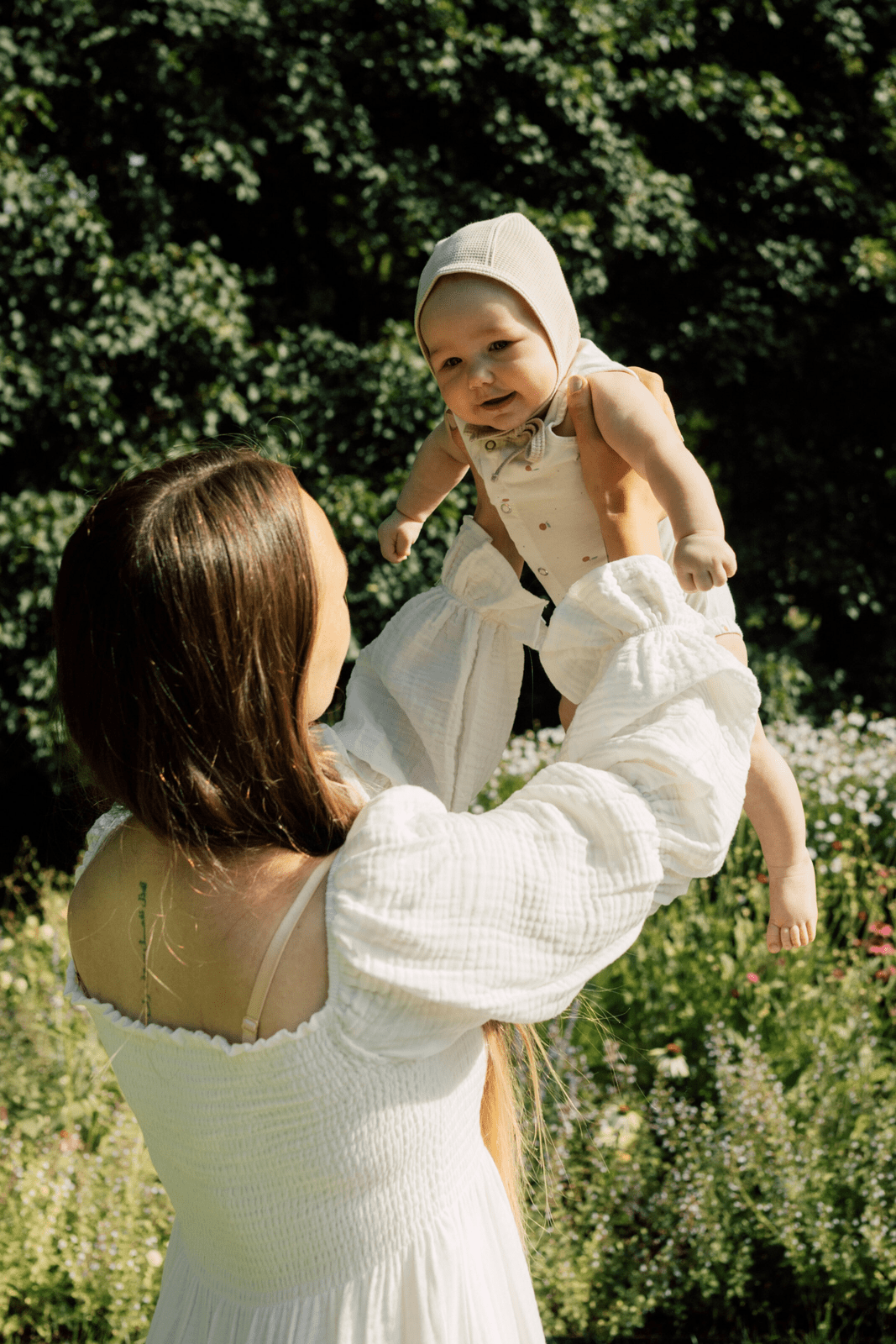 Baby hat in natural knit (-20%)