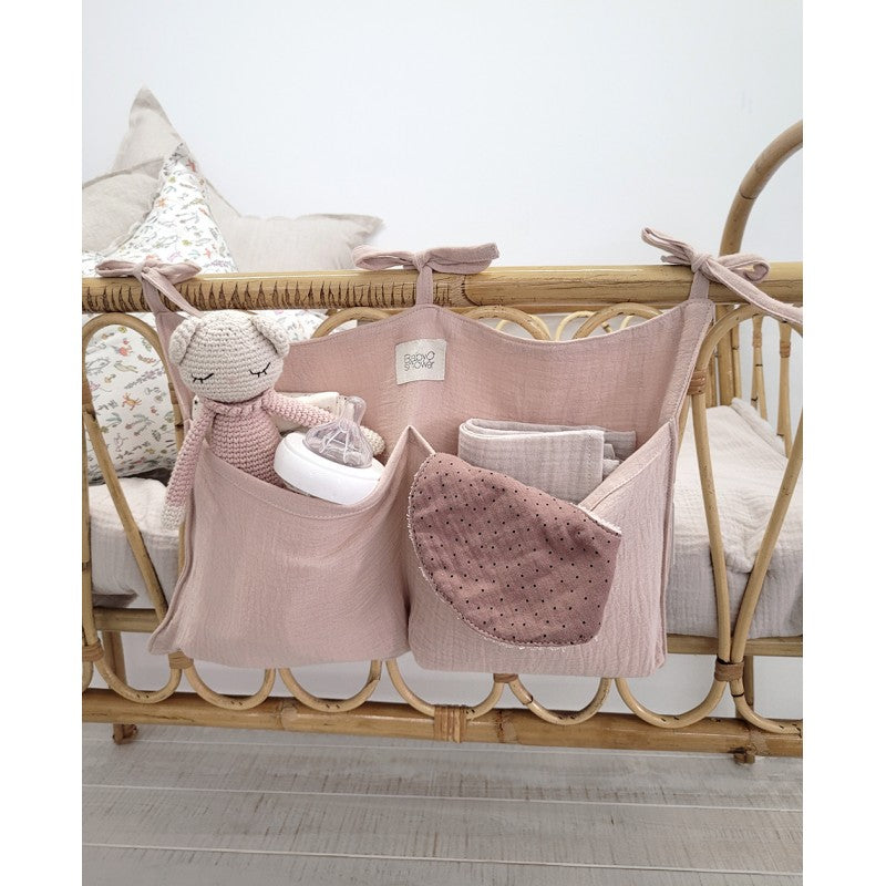 Teddy cream baby crib organizer 